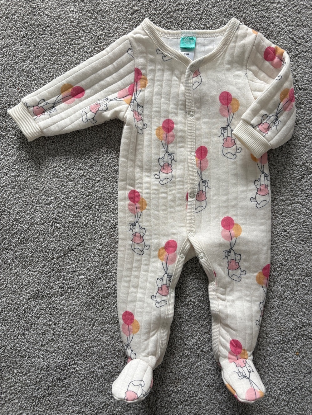 Winnie Pooh Footed Baby One-Piece 💕